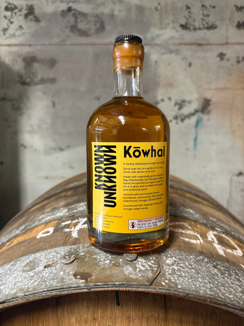 Known Unknown Kōwhai Amber Vermouth (500ml)