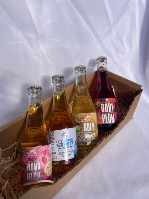 Mirabelle Fruit Wine 'Sweet & Spiced' 4 Bottle Tasting Pack
