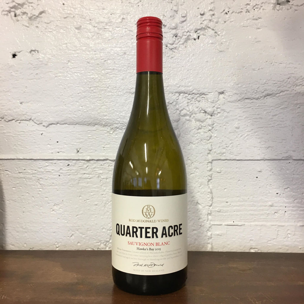 2015 Quarter Acre Sauvignon Blanc